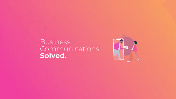 ClickSend business communications illustration.